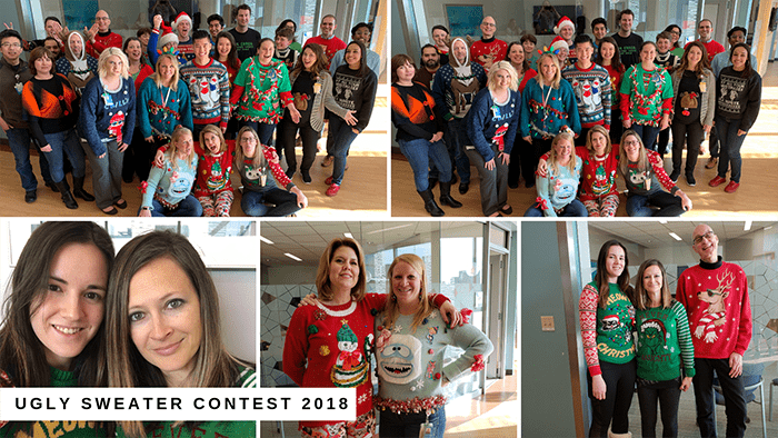 Ugly Sweater Contest 2018.